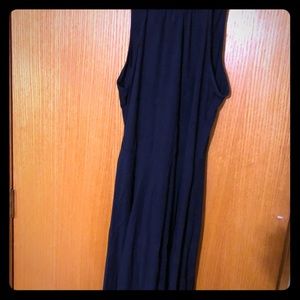 Navy blue flowy dress